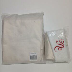 NEW Mariah Carey Christmas Bundle 2pc Set Embroidered Stocking & Tree Skirt